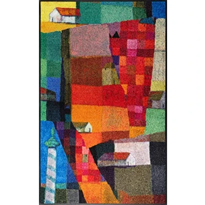 Afbeelding van wash+dry Veneto Deurmat, 75 x 120 cm, voor binnen en buiten, wasbaar