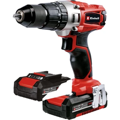 Afbeelding van Einhell Power X Change TE CD 18/2 Li i +64 (2x2,0 Ah) Accu klopboor/schroefmachine 2 snelheden Incl. accus
