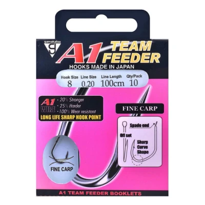 Afbeelding van Gamakatsu Onderlijn A1 TEAM Feeder Fine Carp 100cm