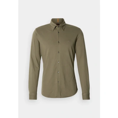 Afbeelding van BOSS Overhemd Myjersey_M Slim Fit Groen XXL