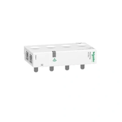 Afbeelding van Schneider Electric R9M41 PowerTag Resi9 M63, 3P+N, bovenmontage, aansluiting met Wiser Gateway, stroomonderbreker Made in Germany