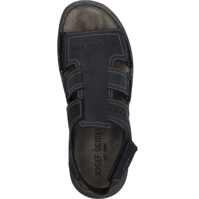 Afbeelding van Josef Seibel Maverick 13 Outdoorsandalen, Heren, Maat: 41, Schwarz Leer