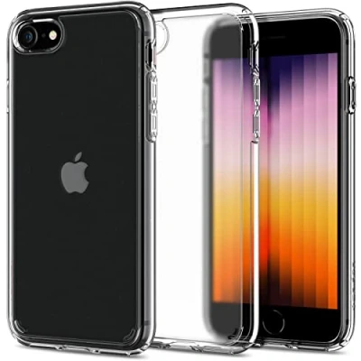 Afbeelding van Spigen Ultra Hybrid beschermhoes voor iPhone SE 2022 5G, 2020, 8 en 7 [anti vergeling] Frost Clair