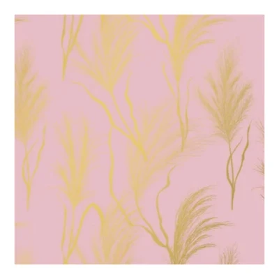Afbeelding van Toonbankrol Kangaro papier roze/goud 80 grams 50 cm breed 200 meter