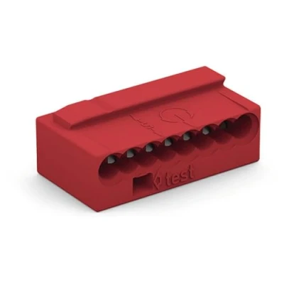 Afbeelding van WAGO MICROKLEM /BORNE MICRO 8 AANSL / COND ROOD /ROUGE.