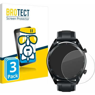 Afbeelding van BROTECT AirGlass kogelwerende glasfolie, Smartwatch beschermfolie, Transparant