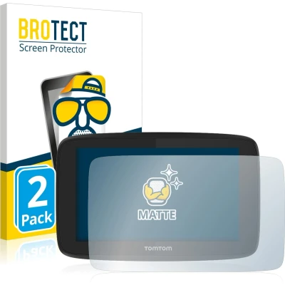 Afbeelding van BROTECT Screenprotector voor TomTom Go Professional 520 Folie Beschermfolie matte (2 Stuks)