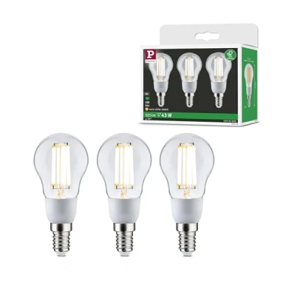 Afbeelding van Paulmann 29134 LED lamp Energielabel A (A G) E14 2.5 W Warmwit (Ø x h) 45 mm 100 3 stuk(s)
