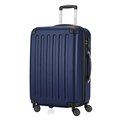 Image de HAUPTSTADTKOFFER SPREE Valise rigide, chariot extensible, bagage à 4 roulettes doubles, TSA, dblue, 65 cm, de longueur moyenne