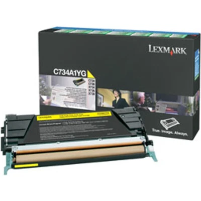 Afbeelding van Lexmark C734A1YG Toner Geel