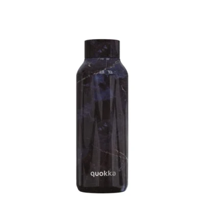 Afbeelding van Quokka drinkfles RVS Solid Black Marble 510 ml
