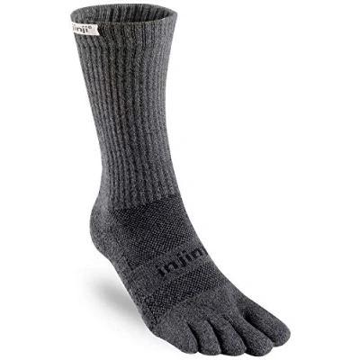 Afbeelding van Injinji Trail Midweight Crew Coolmax 213170 granite M=40,5 44