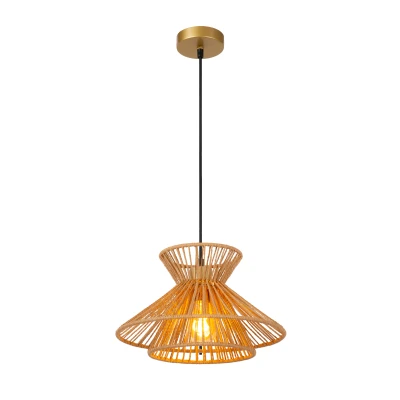 Afbeelding van Lucide TASMAN Hanglamp 1xE27 Naturel