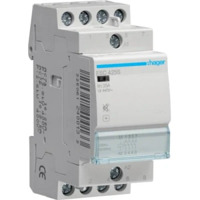 Afbeelding van Magneetschakelaar 25 A, 4 maak, geruisarm, 230V AC 50/60Hz