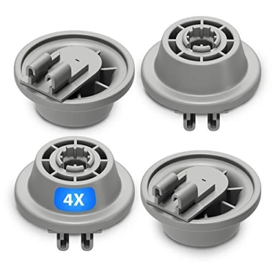 Afbeelding van Bosch 00611475 Siemens 611475 Küppersbusch 436718 vervangende mand voor vaatwasser 4 rollen met rolhouder