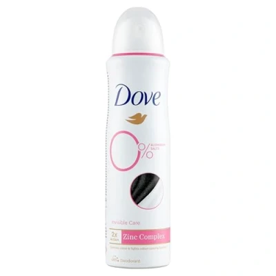 Afbeelding van Dove Deodorant Spray 0% Invisible Care 150 ml