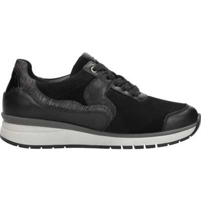 Afbeelding van Gabor 306 Sneakers Leer Dames Zwart Maat 37,5