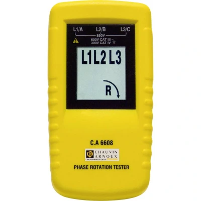 Afbeelding van Chauvin Arnoux C.A 6608 Draaiveldmeter CAT III 600 V LCD