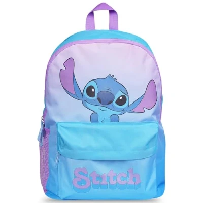 Afbeelding van STITCH Disney Lilo rugzak voor kinderen schooltas meisjes kleuterschool CP basisschool cadeau idee meisjes, Blauw