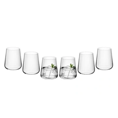 Afbeelding van Gerlach 1760 Lot de 6 verres à eau, cocktail, jus, dessert, 430 ml, passent au lave vaisselle, modernes