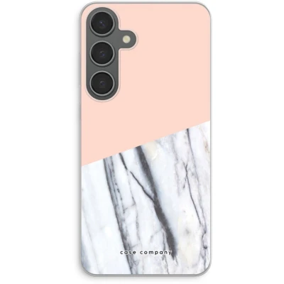 Afbeelding van Case Company® hoesje geschikt voor Samsung Galaxy S24 Plus A touch of peach Soft Cover Telefoonhoesje Bescherming aan alle Kanten en Schermrand