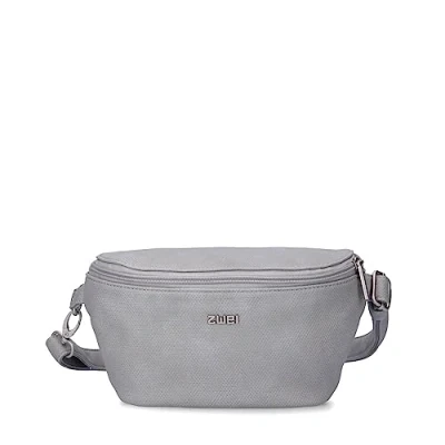 Afbeelding van Mademoiselle MH4 heuptas voor dames, 25 cm, 1 liter, van hoogwaardig kunstleer, waterdicht, 3 in 1, comfortabel, en heuptas, Canvas Grijs