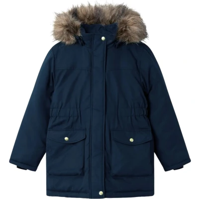 Afbeelding van Name it Nkfmaster Winterjas voor kinderen, Maat: 140, Dark sapphire