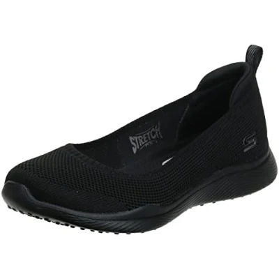 Afbeelding van Skechers Microburst 2.0 Be Iconic Damessneakers, zwart.