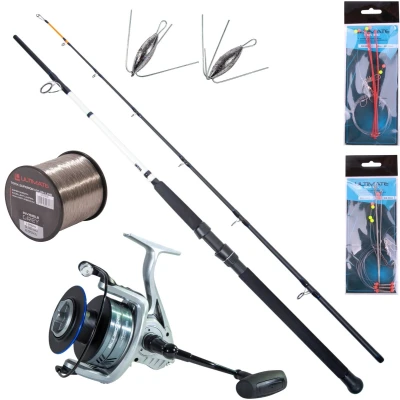 Afbeelding van Ultimate Bluecore Boat Zeevis set 2.10m (100 300g)