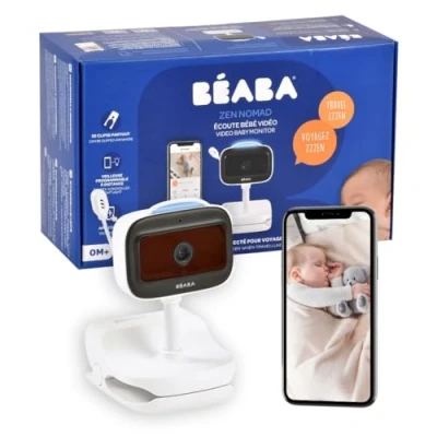 Afbeelding van Béaba Zen Nomad Babyfoon met camera en app Wit