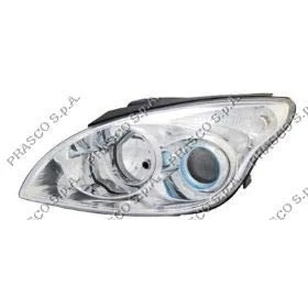 Afbeelding van PRASCO HN0404924 Koplampen Links H7, H1 Zwart Met regelmotor voor LWR HYUNDAI: i30 II Hatchback, I Hatchback