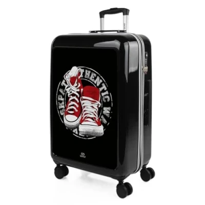 Afbeelding van SKPAT Children&#039;s Travel Suitcases Spel. Middelgrote Koffer en cabinekoffer. Stel resistente lichte reiskoffers in. Set Meisje met Hangslot TSA 133600B, Wandeling