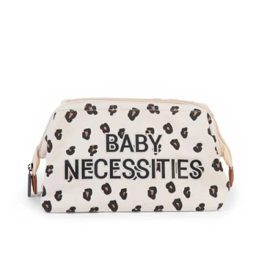 Afbeelding van CHILDHOME Toilettas Baby Necessities luipaardprint