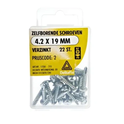 Afbeelding van Zelfb.schroef 4.2x19mm verz 22st Deltafix