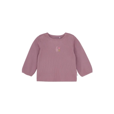Afbeelding van Noppies Meisjes Longsleeve Twinsburg Mellow Mauve 56 97% Biologische katoen / 3% Elastomeer