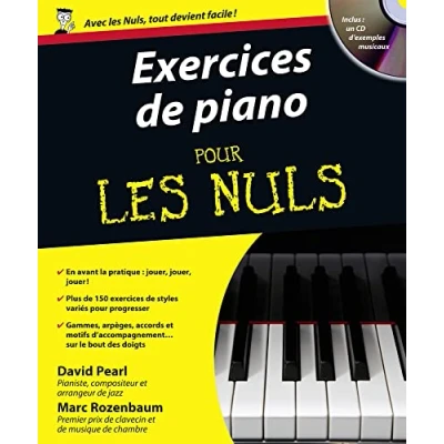 Afbeelding van Exercices de piano Pour les nuls