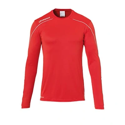 Afbeelding van Uhlsport Stream 22 Voetbalshirt Lange Mouw Heren Rood / Wit Maat: L