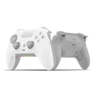 Afbeelding van SCUF ENVISION PRO Draadloze gamepad alleen voor pc, vijf afneembare G toetsen, rugpeddels, onmiddellijke triggers, compatibel met iCUE wit