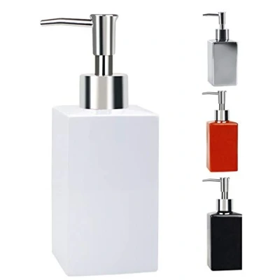 Afbeelding van Spirella Quadro Zeepdispenser, keramiek, wit