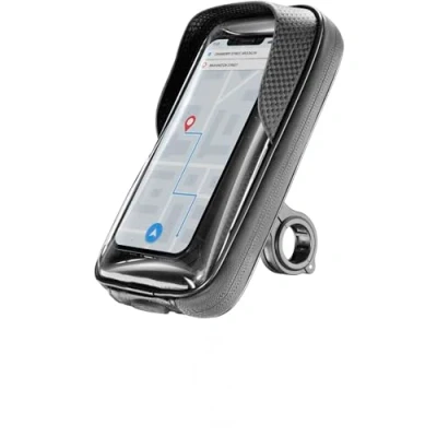 Afbeelding van Cellularline Moto Smartphone Houder Rider Shield Zwart (motoholdercasek)