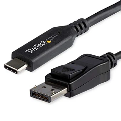 Afbeelding van USB C to DisplayPort Adapter Startech CDP2DP141MB Black 1 m