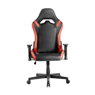Afbeelding van Mars Gaming MGC PRO, professionele gamingstoel, PU lederen afwerking, 2D armleuningen en rugleuning 135 kantelbaar, lenden nekkussen, soft touch, XL wielen gasveer klasse 4, rood