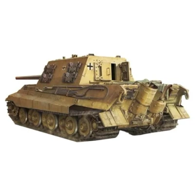 Afbeelding van 1:35 Takom 8012 Jagdtiger Sd.Kfz. 186 Porsche production type w/Zimmerit Plastic Modelbouwpakket