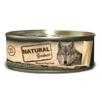 Afbeelding van Natural Greatness Chicken / Beef Liver 156 GR