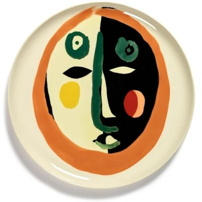 Afbeelding van Serax FEAST Face 1 Onderbord 35 Cm Gebroken Wit