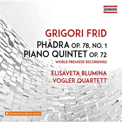 Afbeelding van Elisaveta Blumina Vogler Quartett Phadra Piano Quintet, Op. 72 (CD)