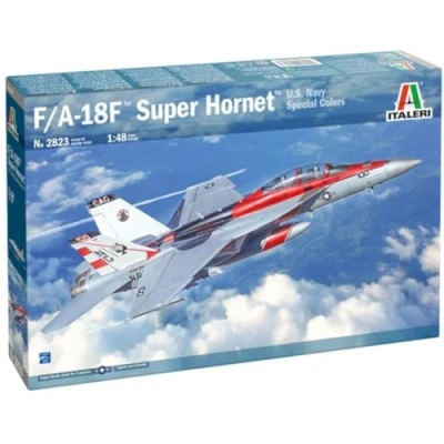 Afbeelding van 1:48 Italeri 2823 F/A 18F Super Hornet U.S. Navy Special Colors Plastic Modelbouwpakket