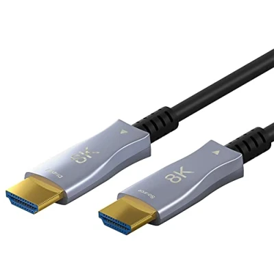 Afbeelding van Goobay Serie 2.1 Optische Hybride Ulra High Speed HDMI™ Kabel met Ethernet (AOC), 70 m, zwart Highges (70 m, HDMI), Videokabel