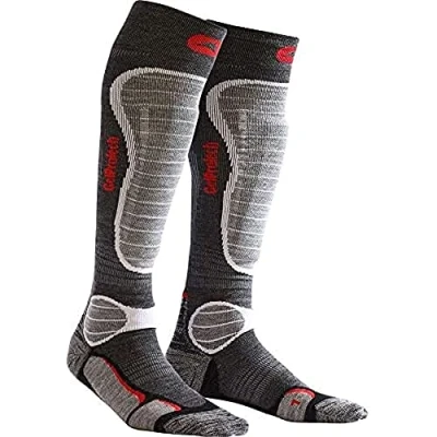 Afbeelding van MONNET Pack Gelprotech Ski Wol Unisex Sokken, grijs.