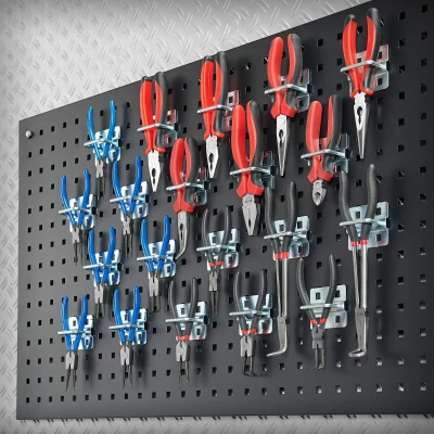 Afbeelding van Dubbele gesloten gereedschapshaak 6 cm (20 stuks)